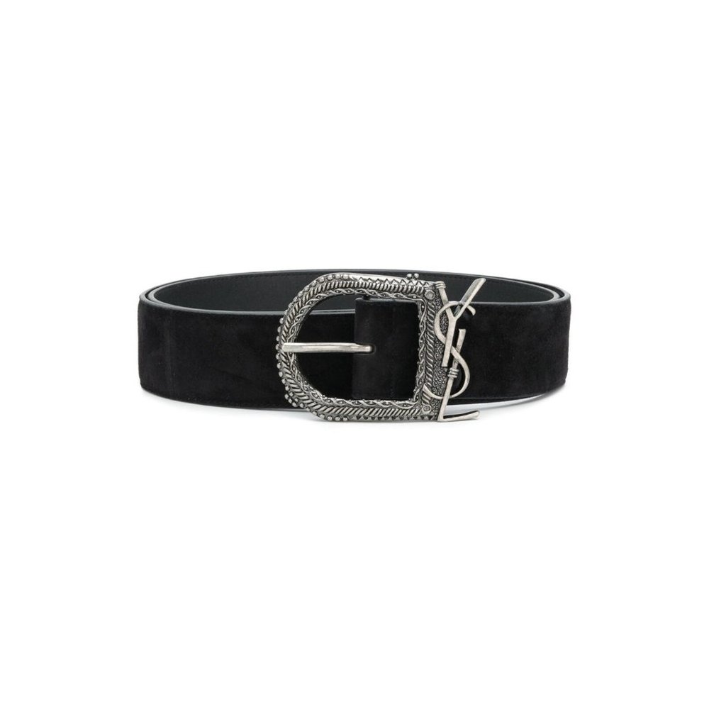 Saint Laurent Logo Buckled Belt